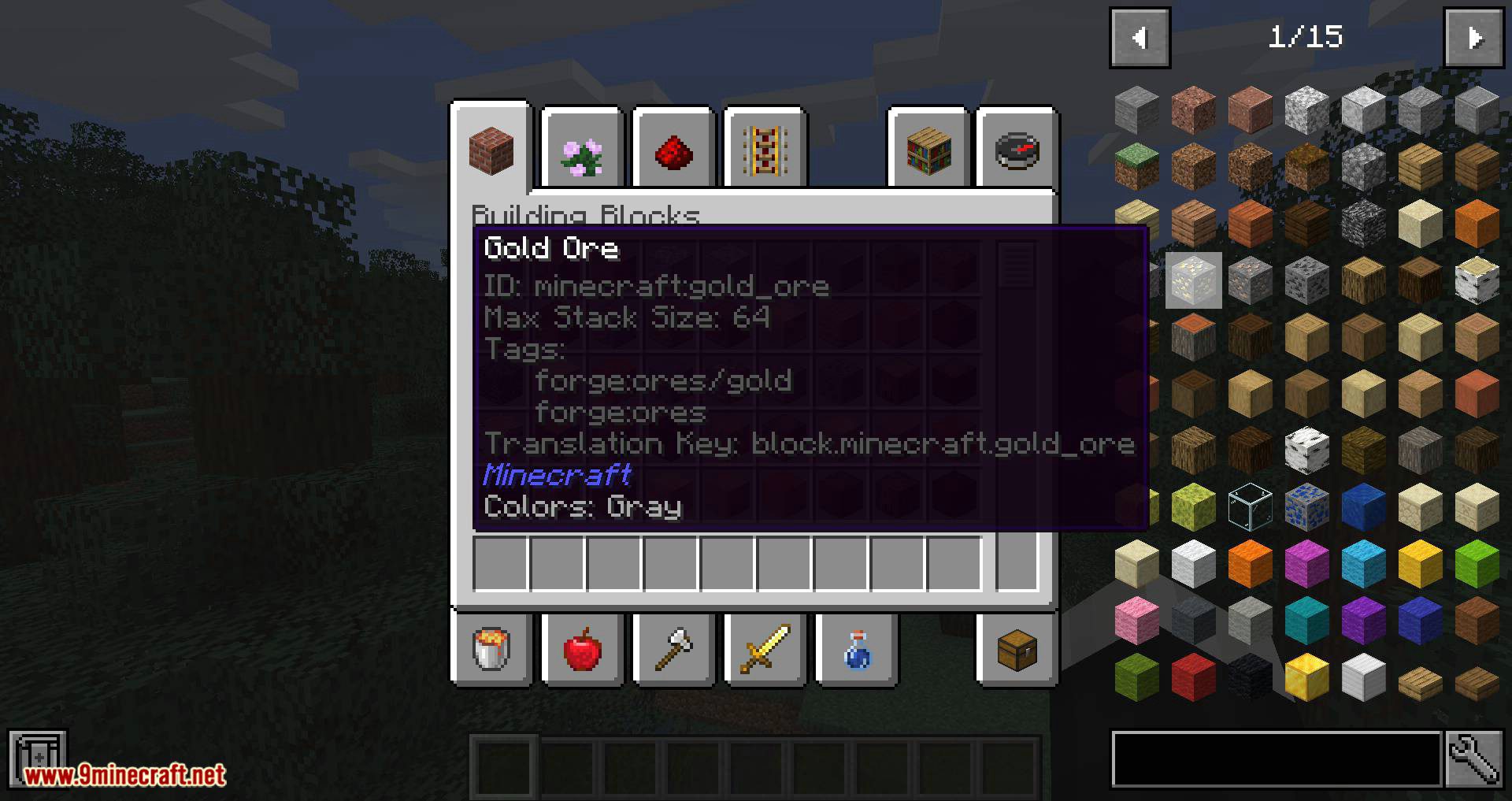 JEI Intergration mod for minecraft 02