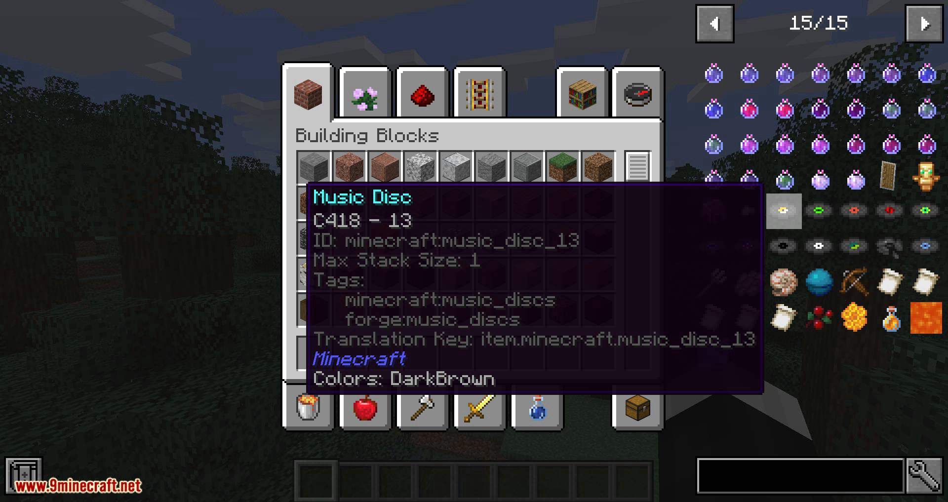 JEI Intergration mod for minecraft 03