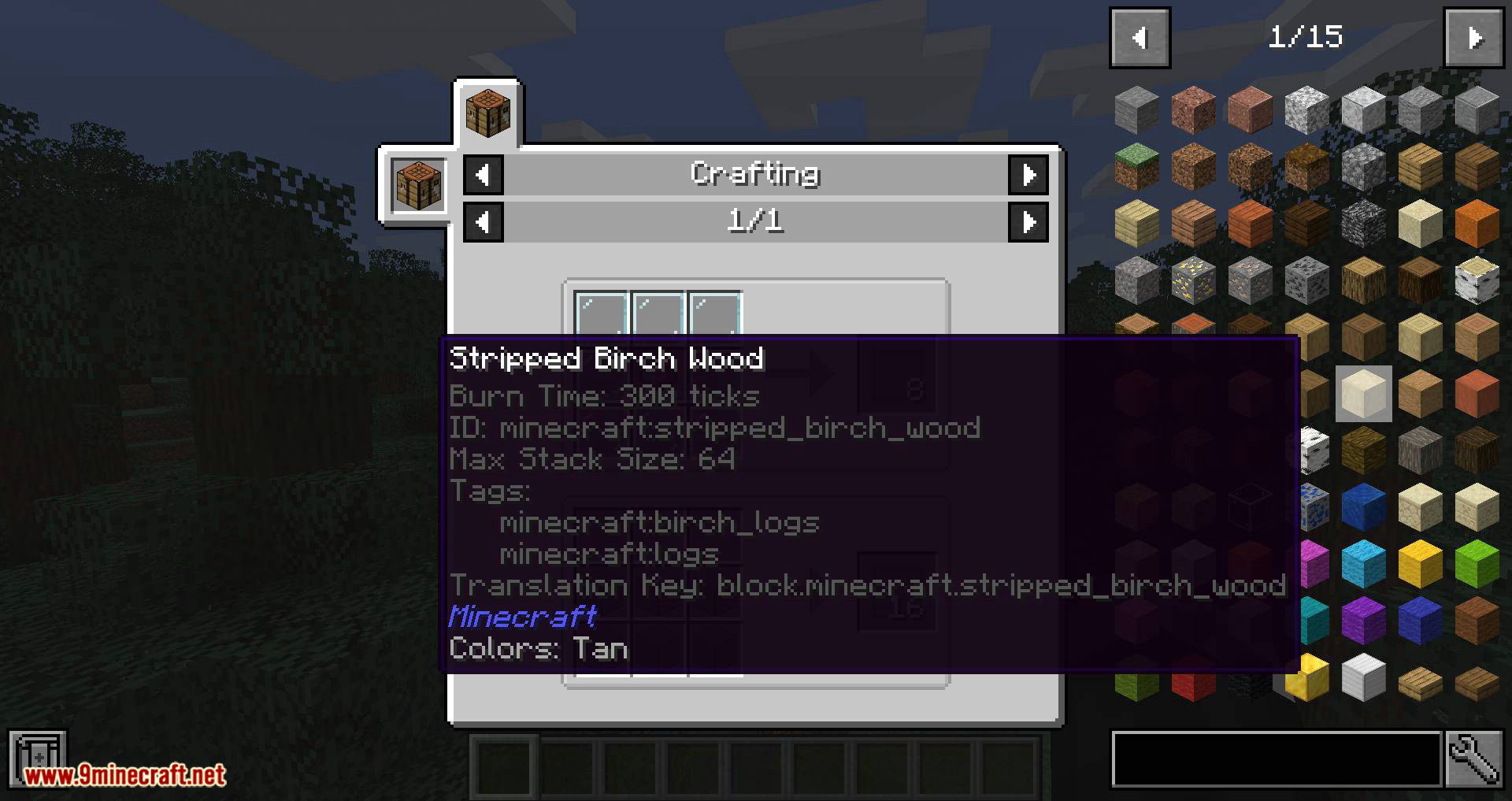 JEI Intergration mod for minecraft 12