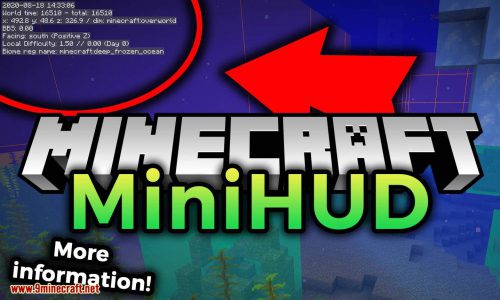 MiniHUD mod for minecraft logo