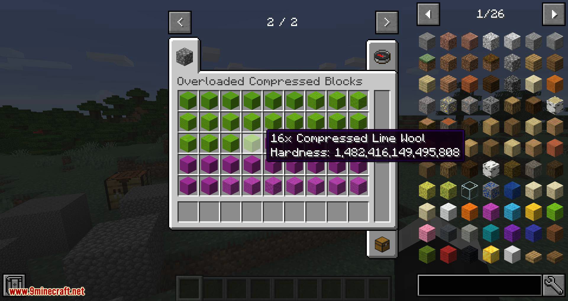Overloaded Compressed Blocks mod for minecraft 10