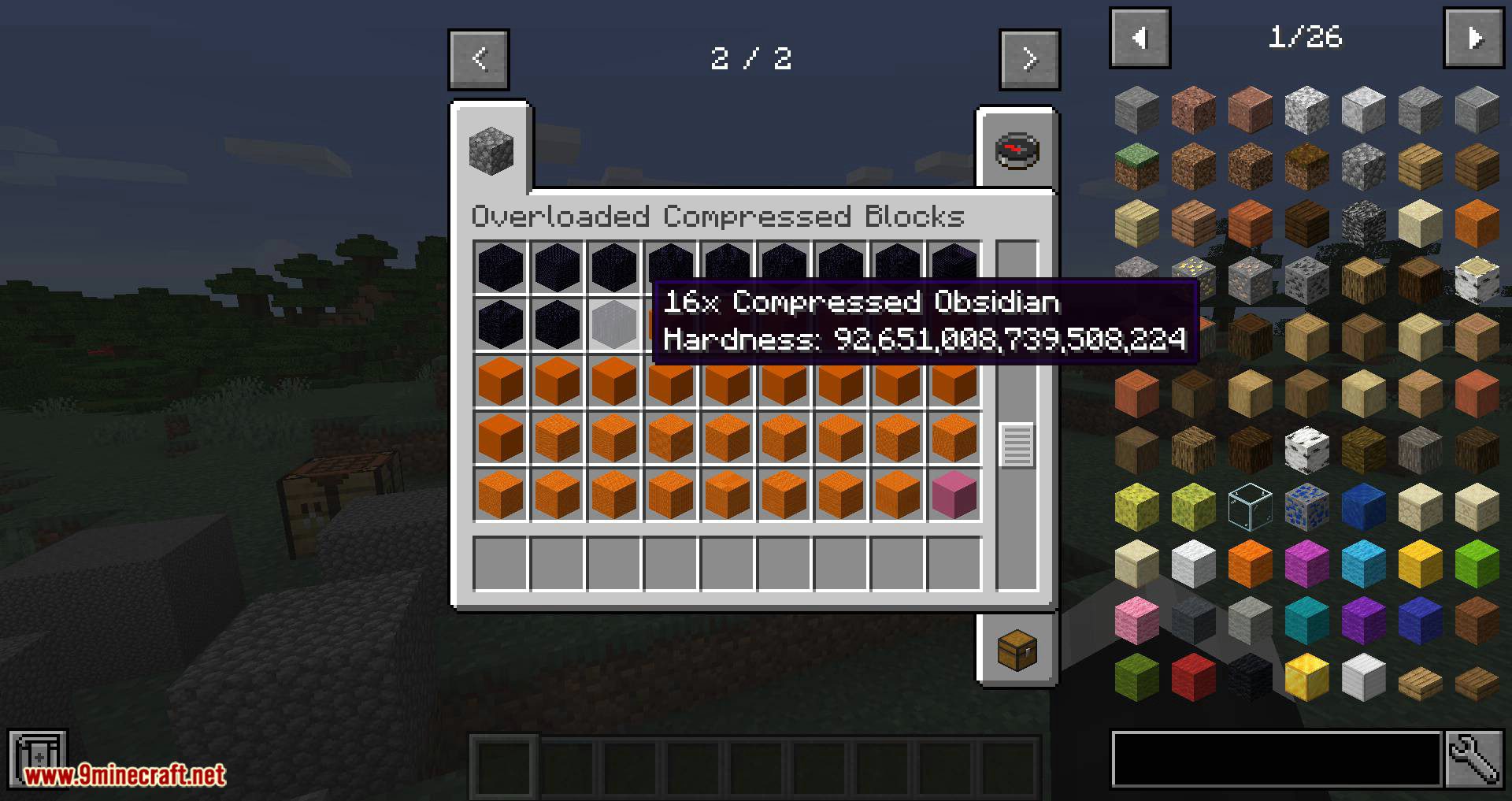 Overloaded Compressed Blocks mod for minecraft 11