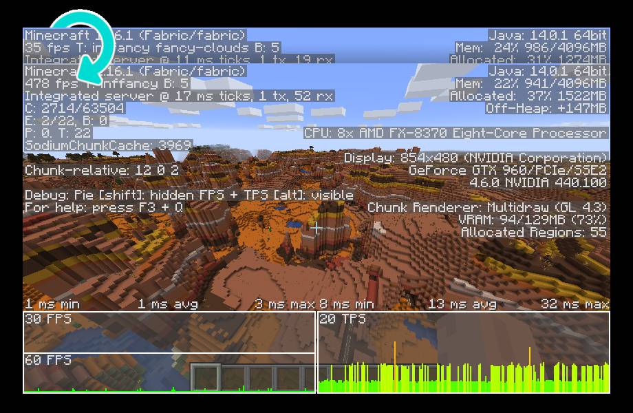 Sodium Mod 1.18.2, 1.16.5 (Boost FPS) Minecraft - Free Download