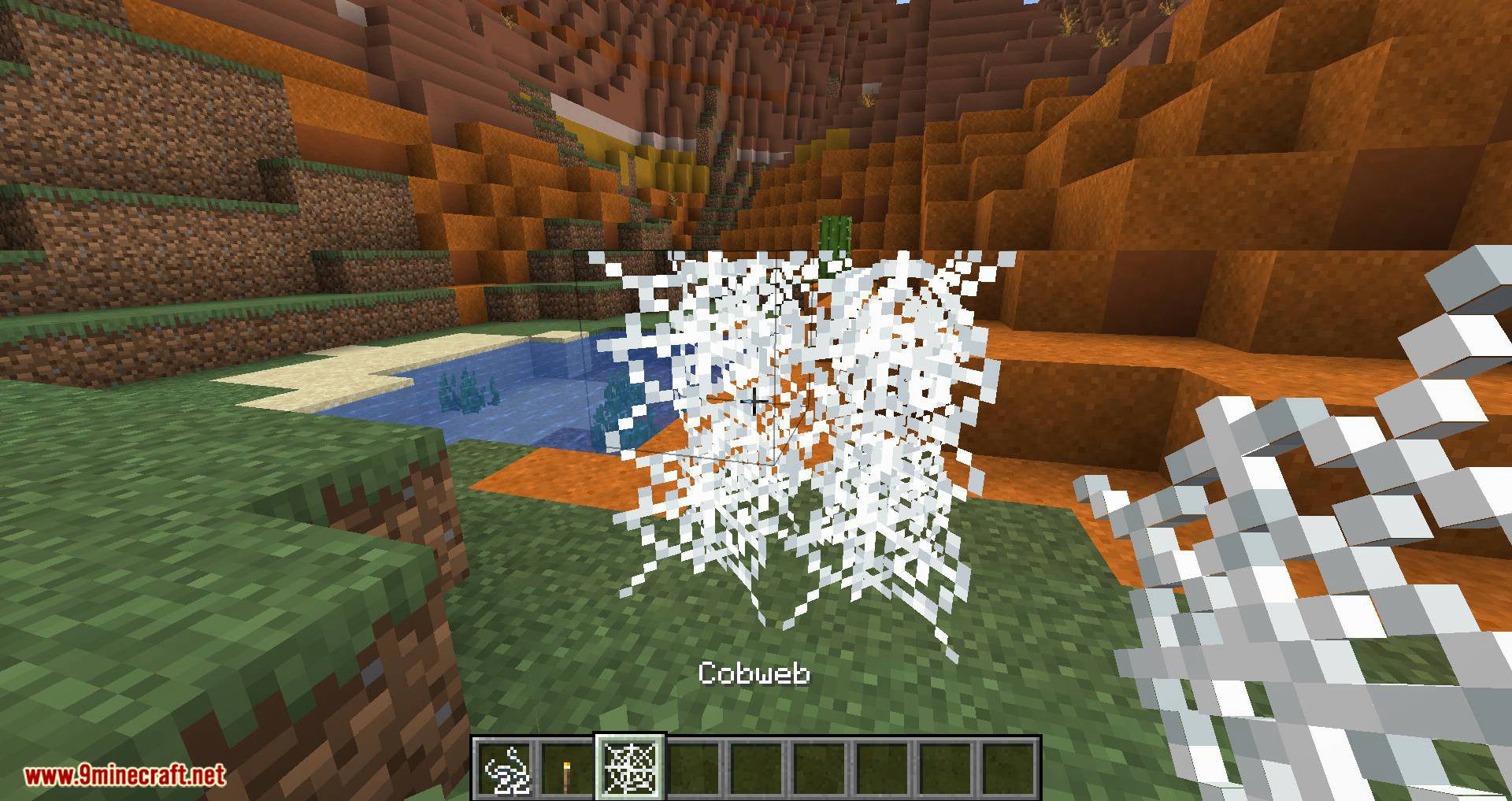 Weaker Spiderwebs mod for minecraft 07