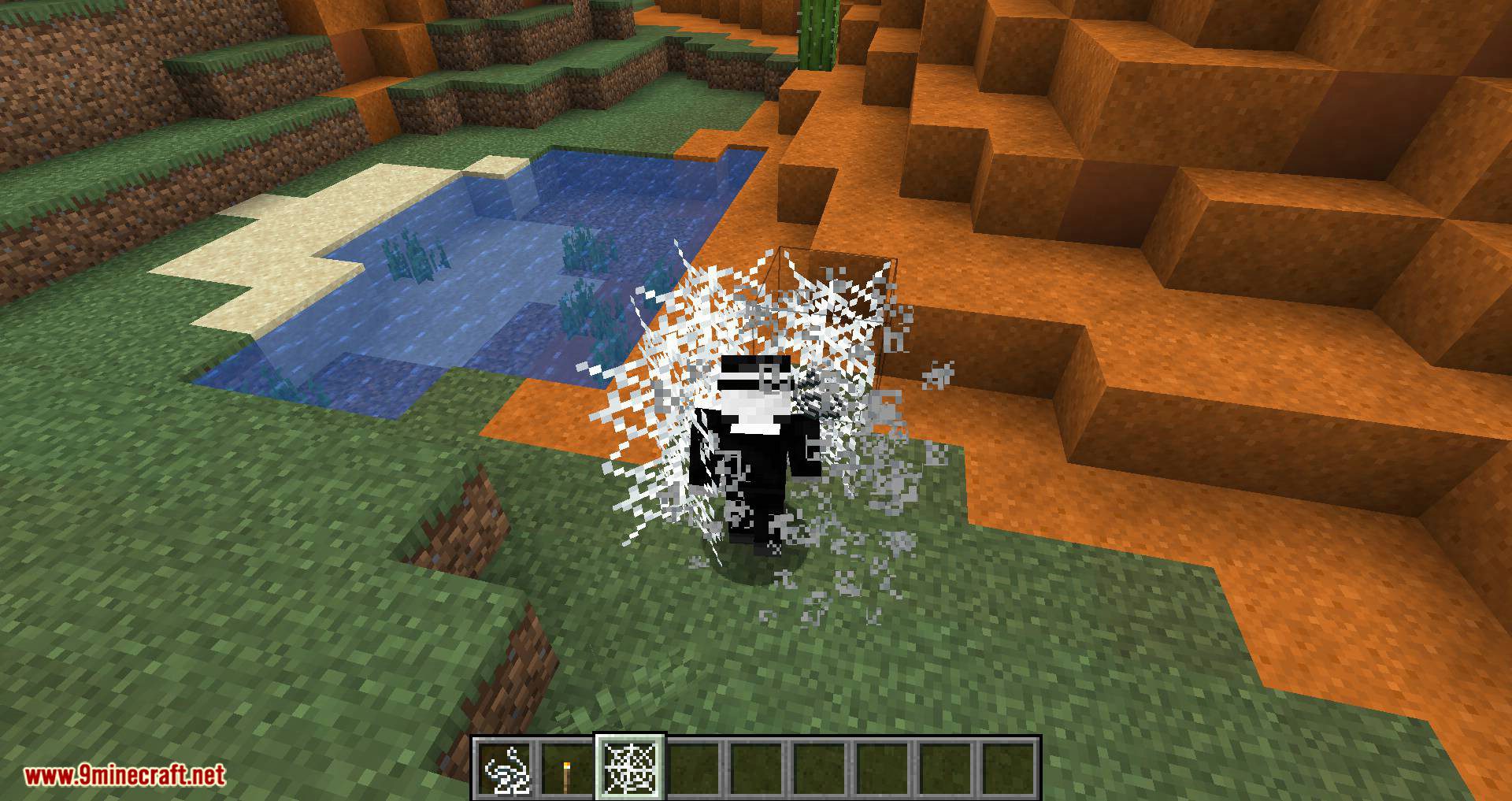 Weaker Spiderwebs mod for minecraft 08