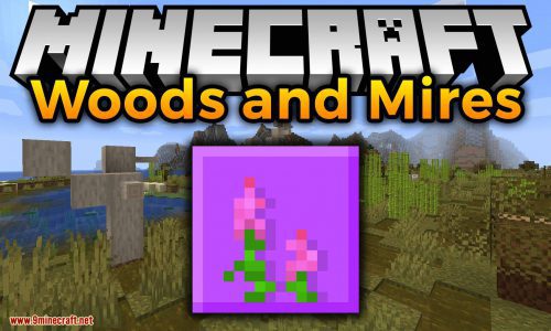 Woods and Mires mod for minecraft logo