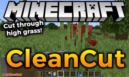 CleanCut mod for minecraft logo