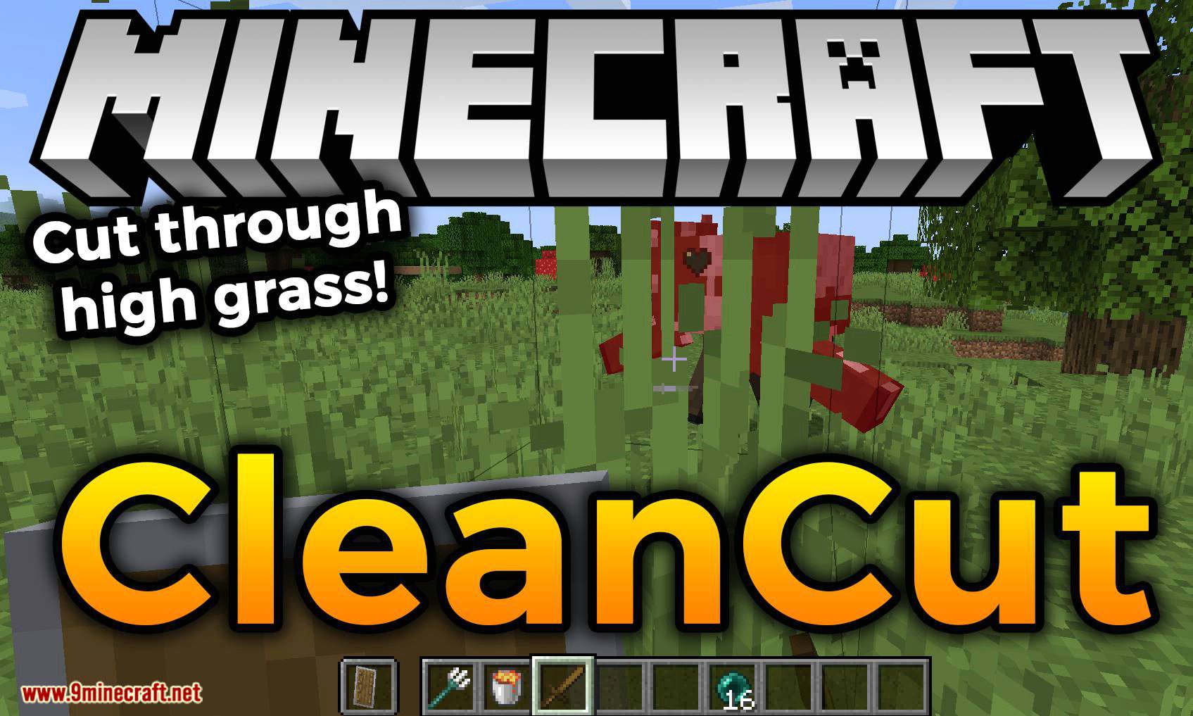 CleanCut mod for minecraft logo