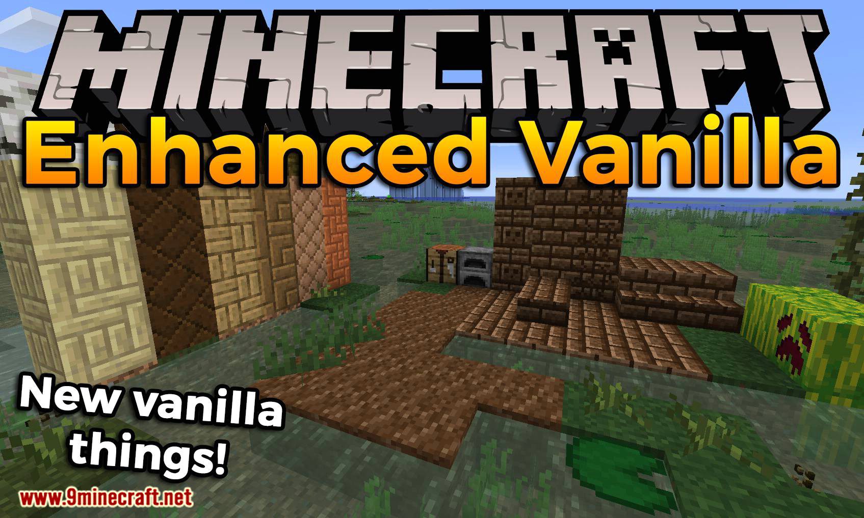 Enhanced Vanilla mod for minecraft logo