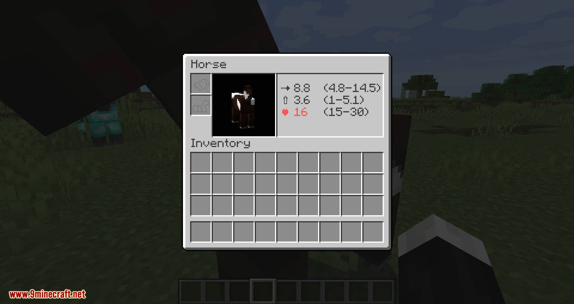 Horse Stats Vanilla mod for minecraft 05