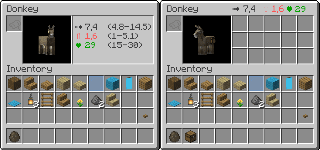 Horse Stats Vanilla mod for minecraft 21