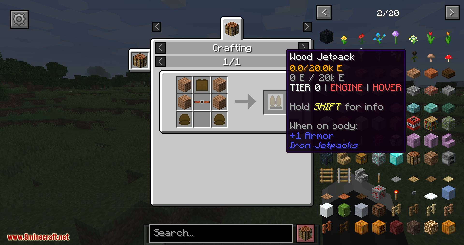 Iron Jetpacks Mod 1.16.5/1.15.2/1.12.2 For Minecraft - Cube World Game