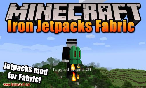 Iron Jetpacks Fabric mod for minecraft logo