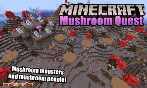 Mushroom Quest mod for minecraft logo