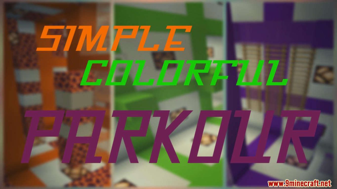 Simple Colorful Parkour Map Thumbnail