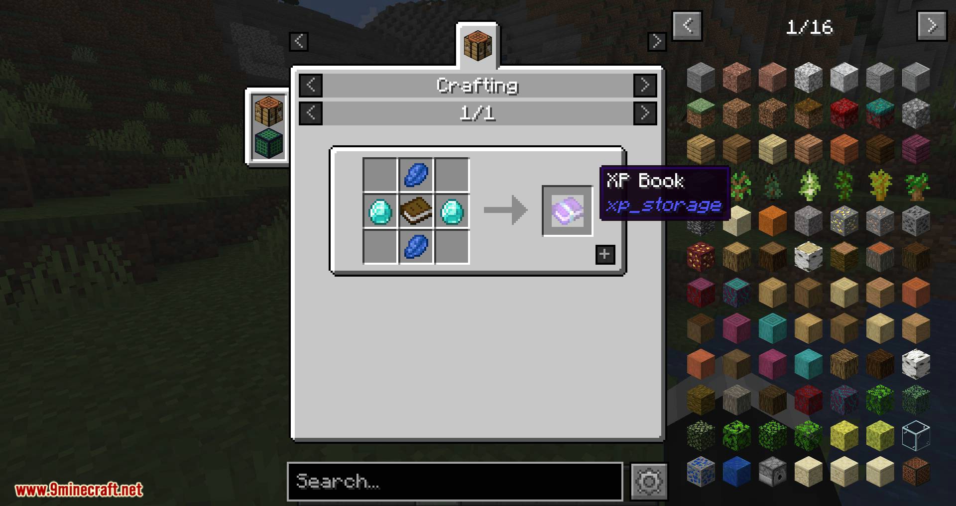 XP Storage mod for minecraft 01