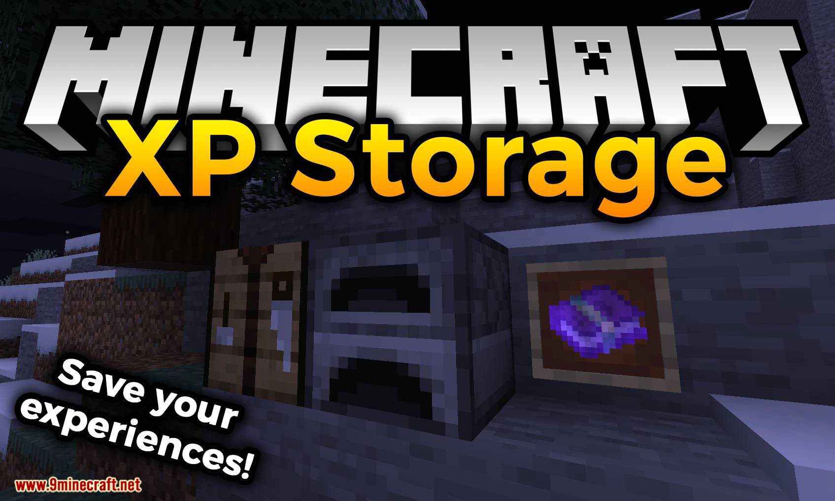 XP Storage mod for minecraft logo