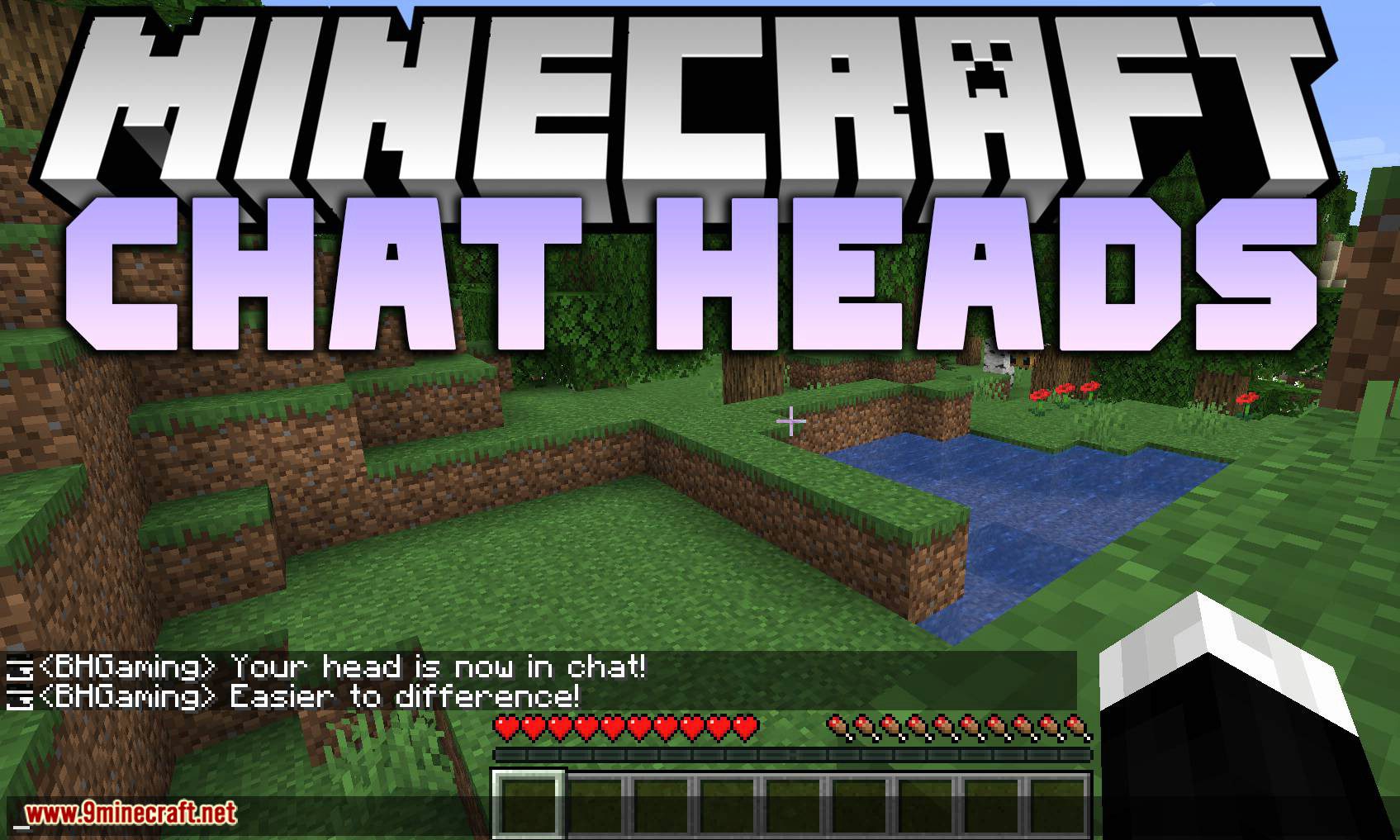 Chat Heads mod for minecraft logo