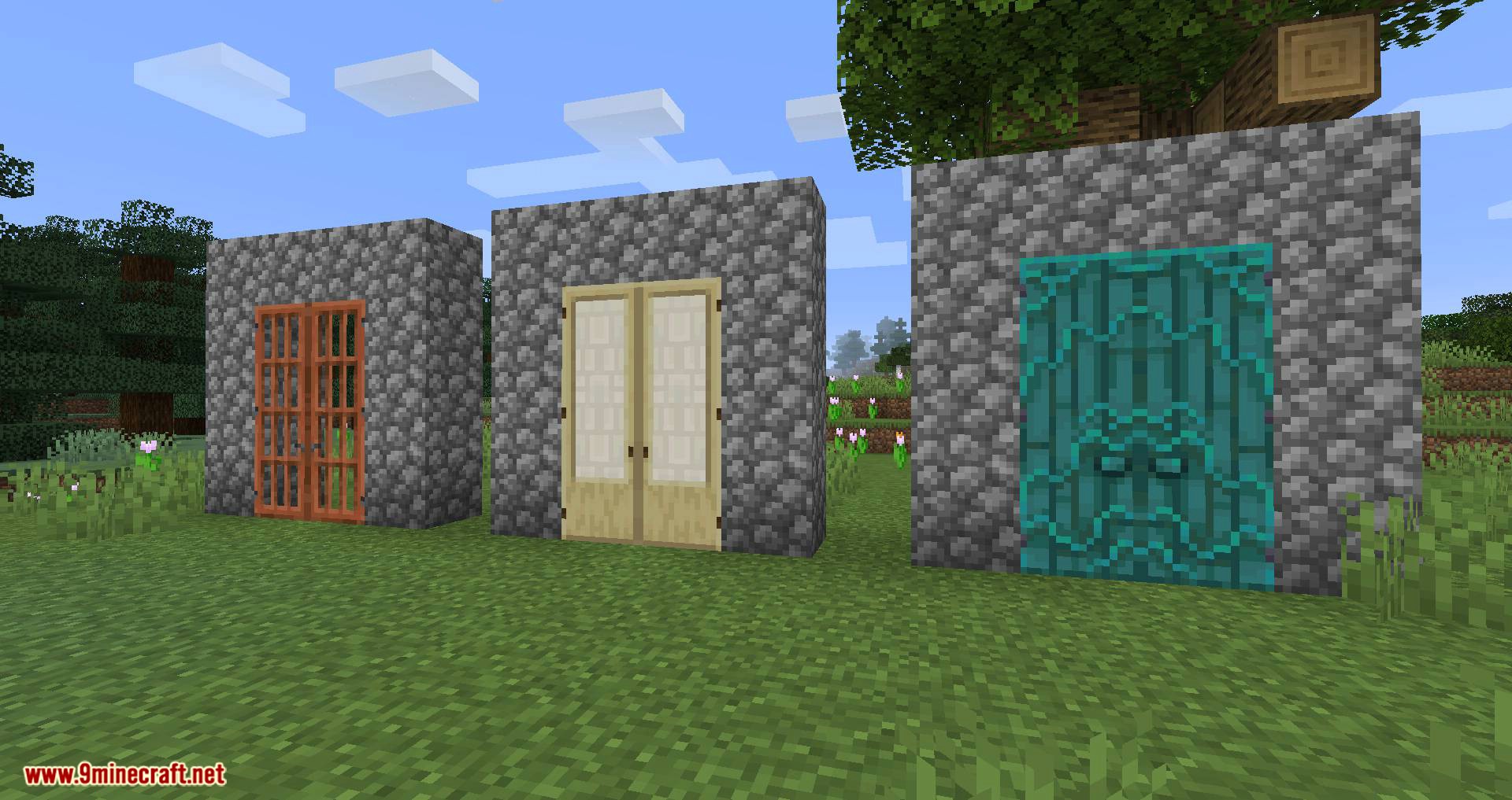 Mini Mod Reviews - Dramatic Doors #mcyt#minecraft#minecraftmemes#modde