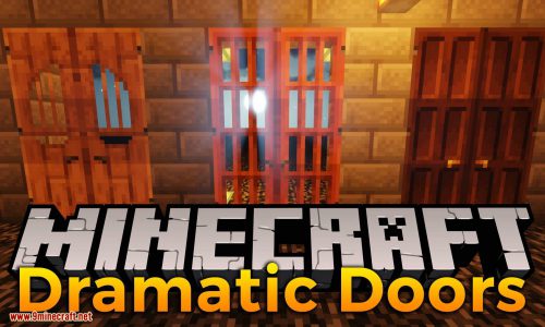 Dramatic Doors mod for minecraft logo