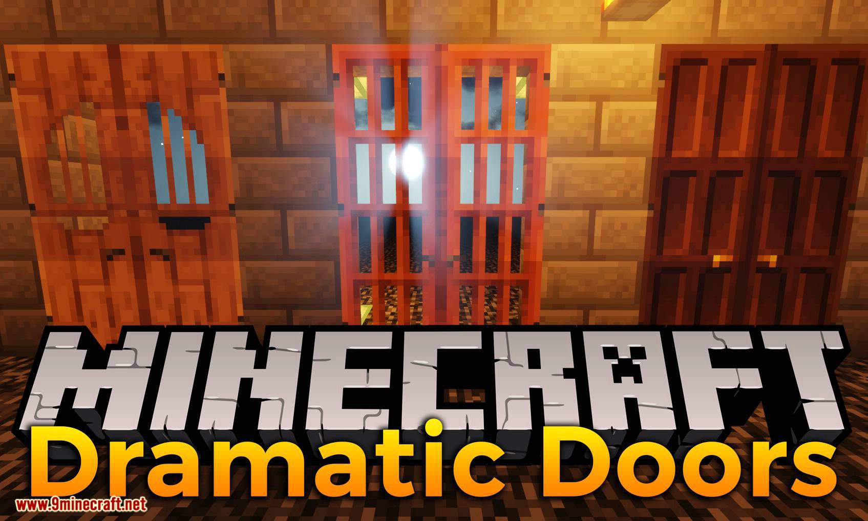 Mini Mod Reviews - Dramatic Doors #mcyt#minecraft#minecraftmemes#modde