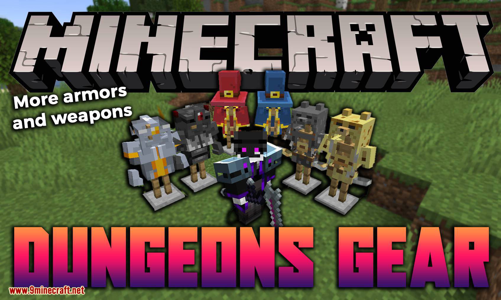 Dungeons Gear mod for minecraft logo