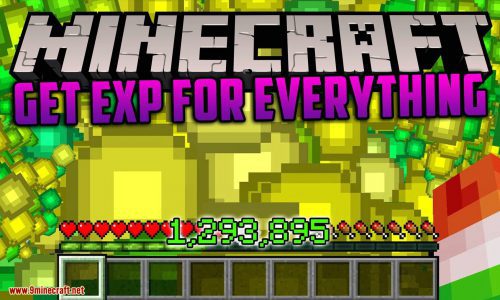 Get EXP for Everything mod for minecraft logo