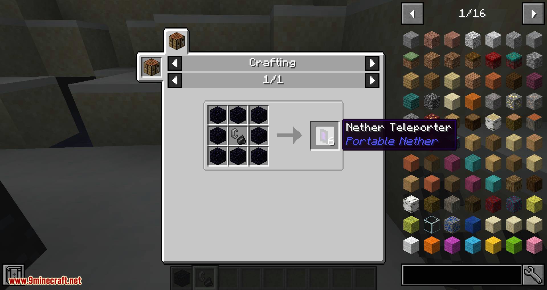 Portable Nether mod for minecraft 02