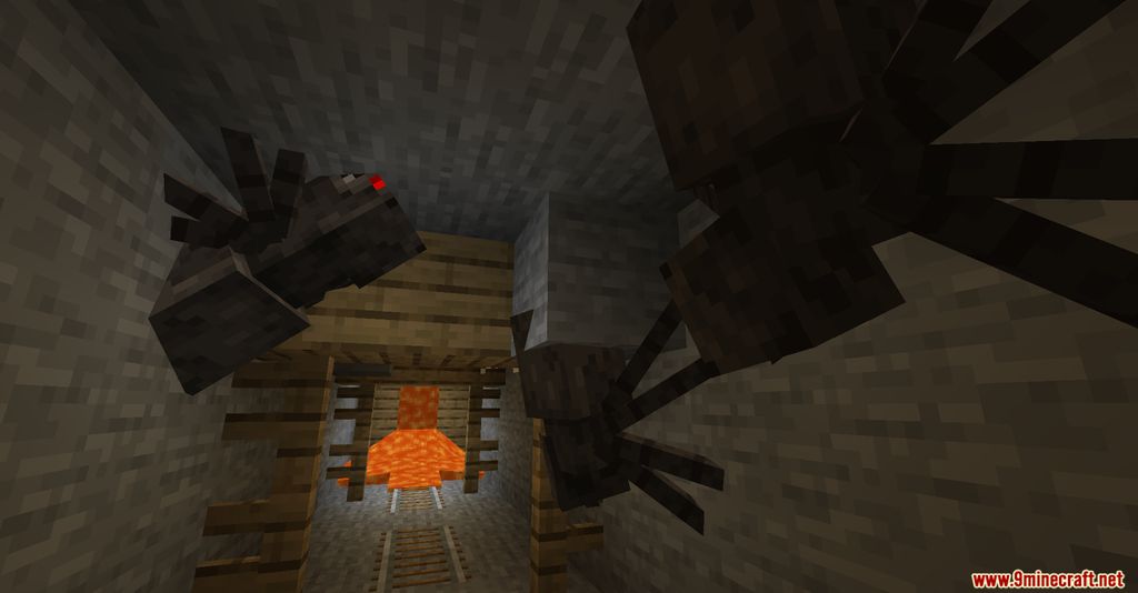 Spiders 2.0 Mod 1.16.5, 1.16.3 (Wall Crawling Spiders) 