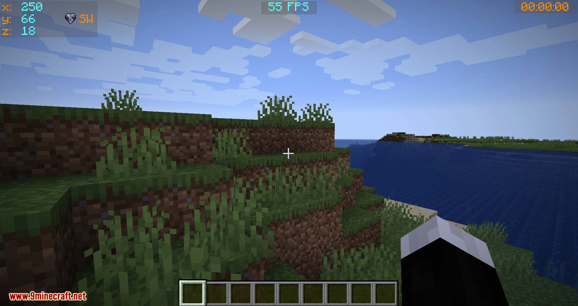 Batty_s Coordinates PLUS mod for minecraft 01