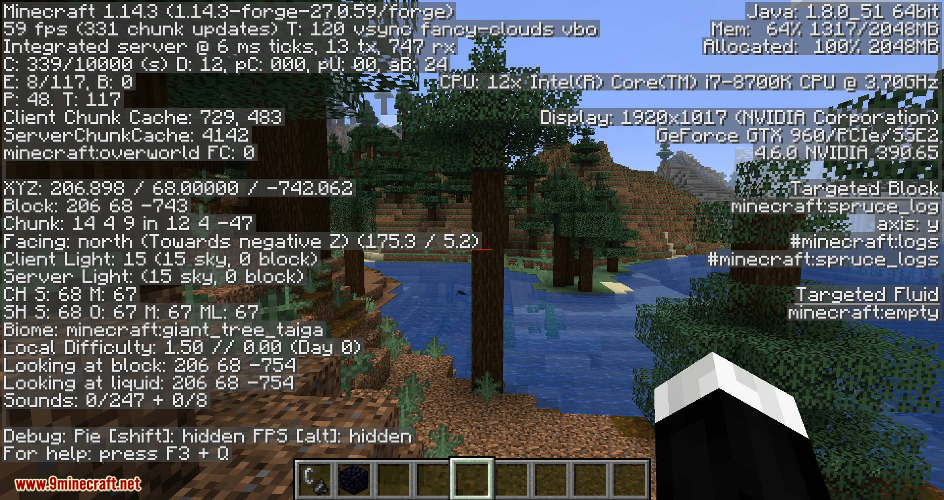 Batty_s Coordinates PLUS mod for minecraft 10