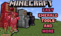 Easy Emerald Tools _ More mod for minecraft logo