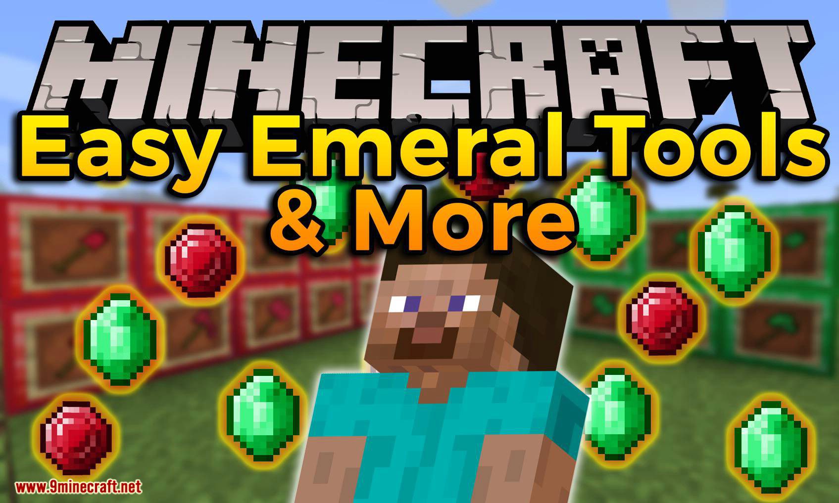Easy Emerald Tools _ More mod for minecraft logo