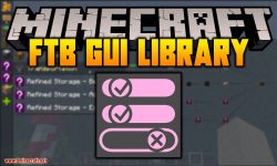 FTB GUI Library mod for minecraft logo