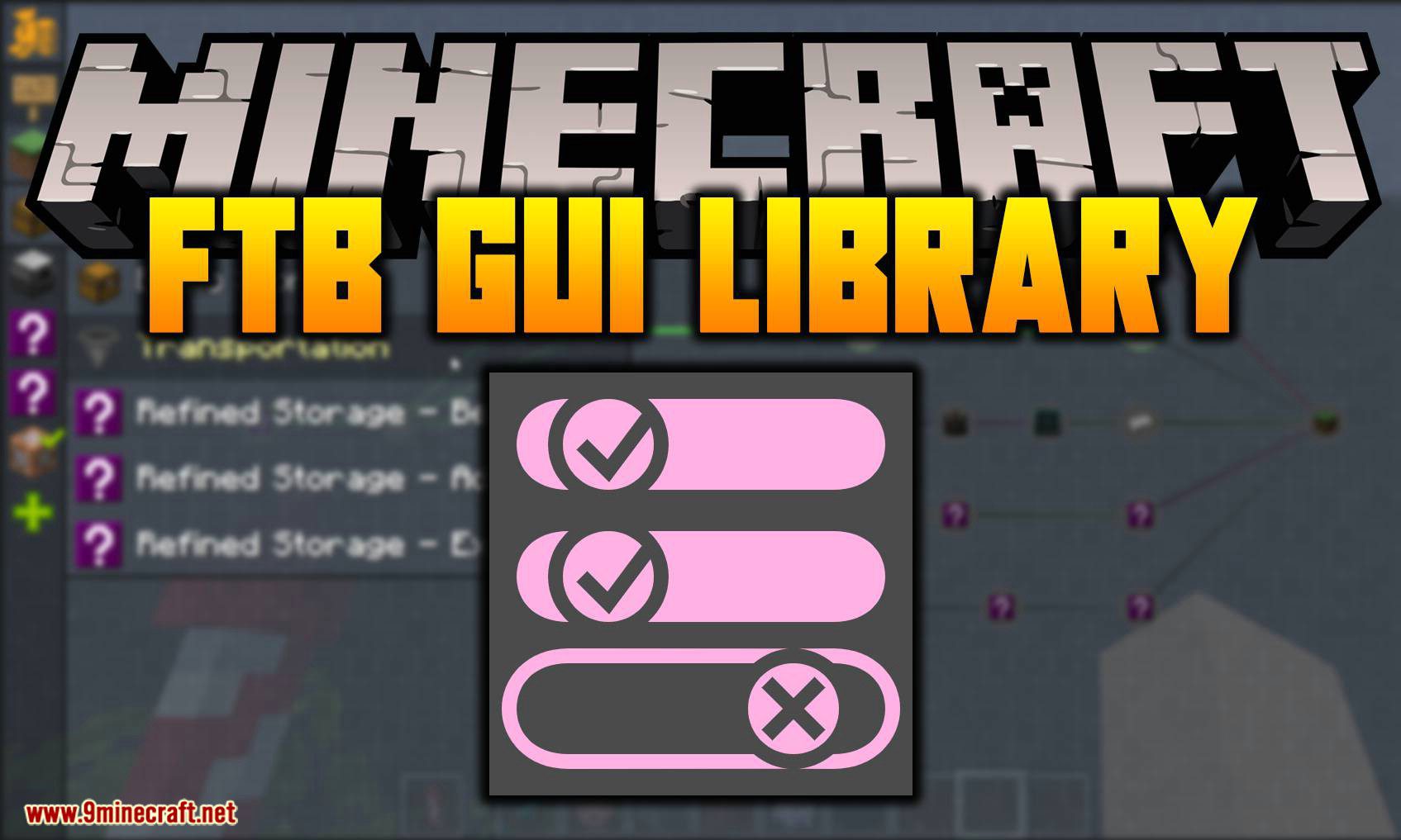 FTB GUI Library mod for minecraft logo