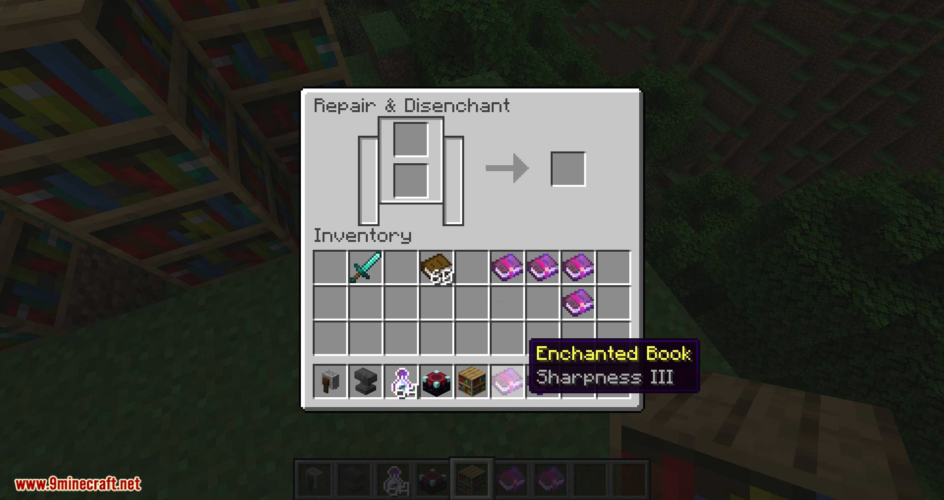 Grind Enchantments mod for minecraft 10