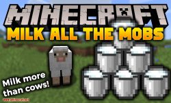 Milk All The Mobs mod for minecraft logo