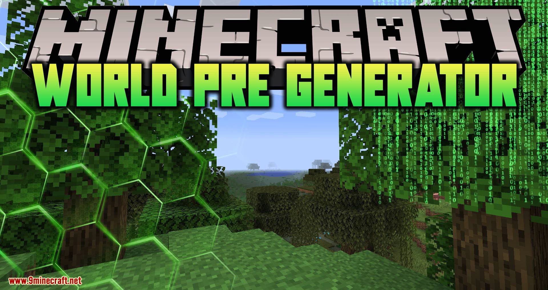 World Pre Generator mod for minecraft logo