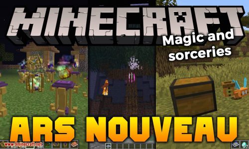 Ars Nouveau mod for minecraft logo