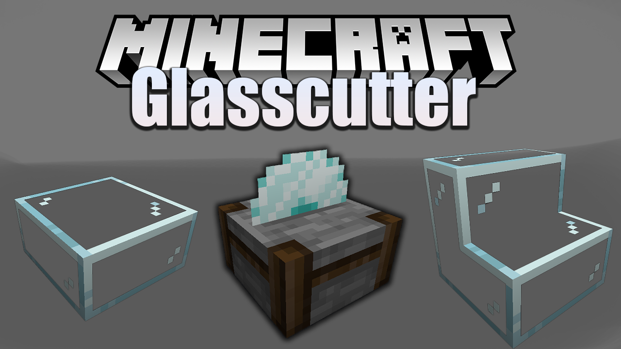 Glasscutter Mod 1 15 2 Glass Stair Glass Slab 9minecraft Net