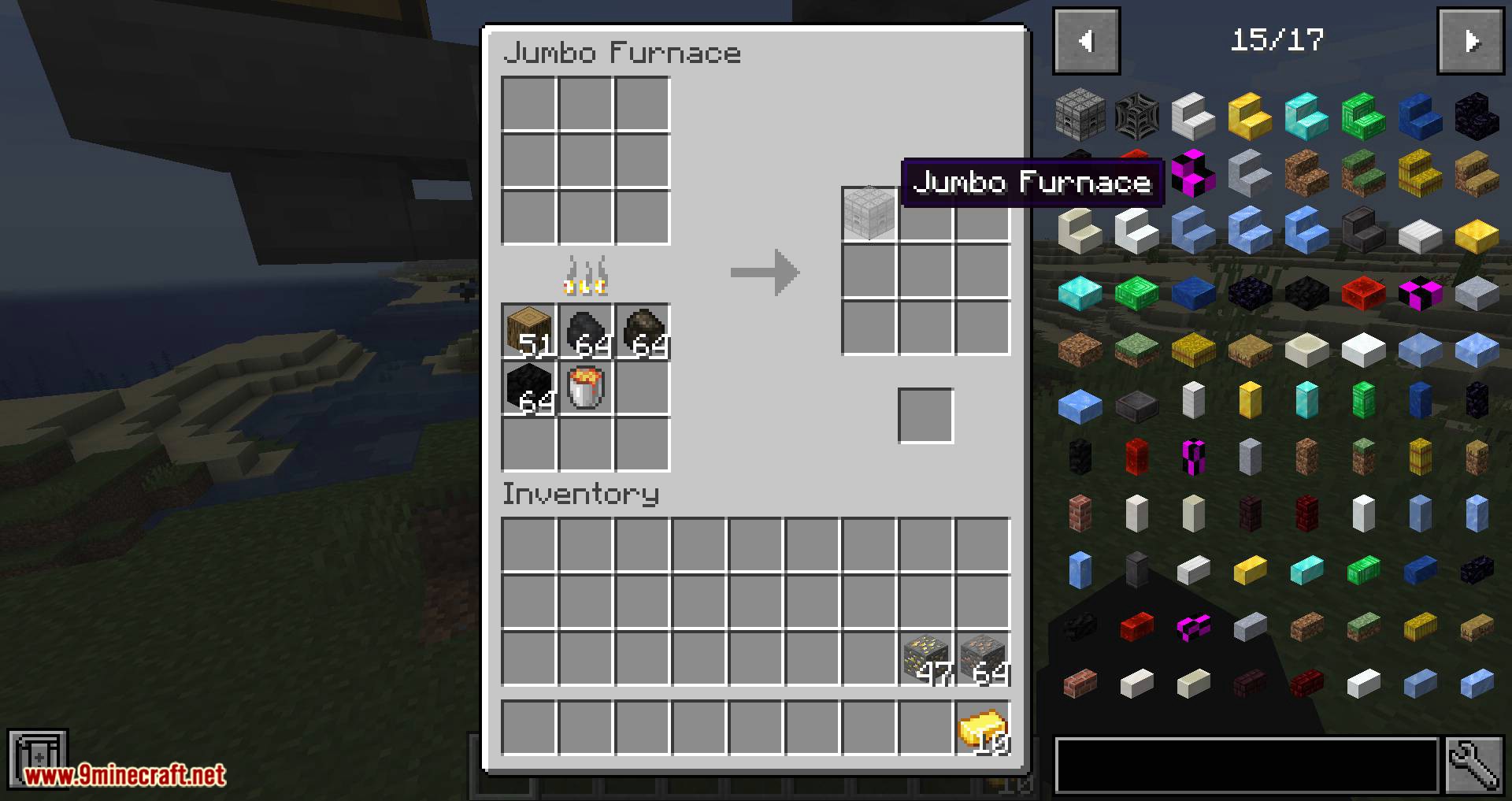 Jumbo Furnace mod for minecraft 11