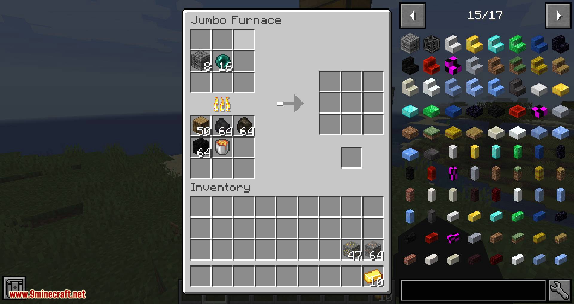 Jumbo Furnace mod for minecraft 12