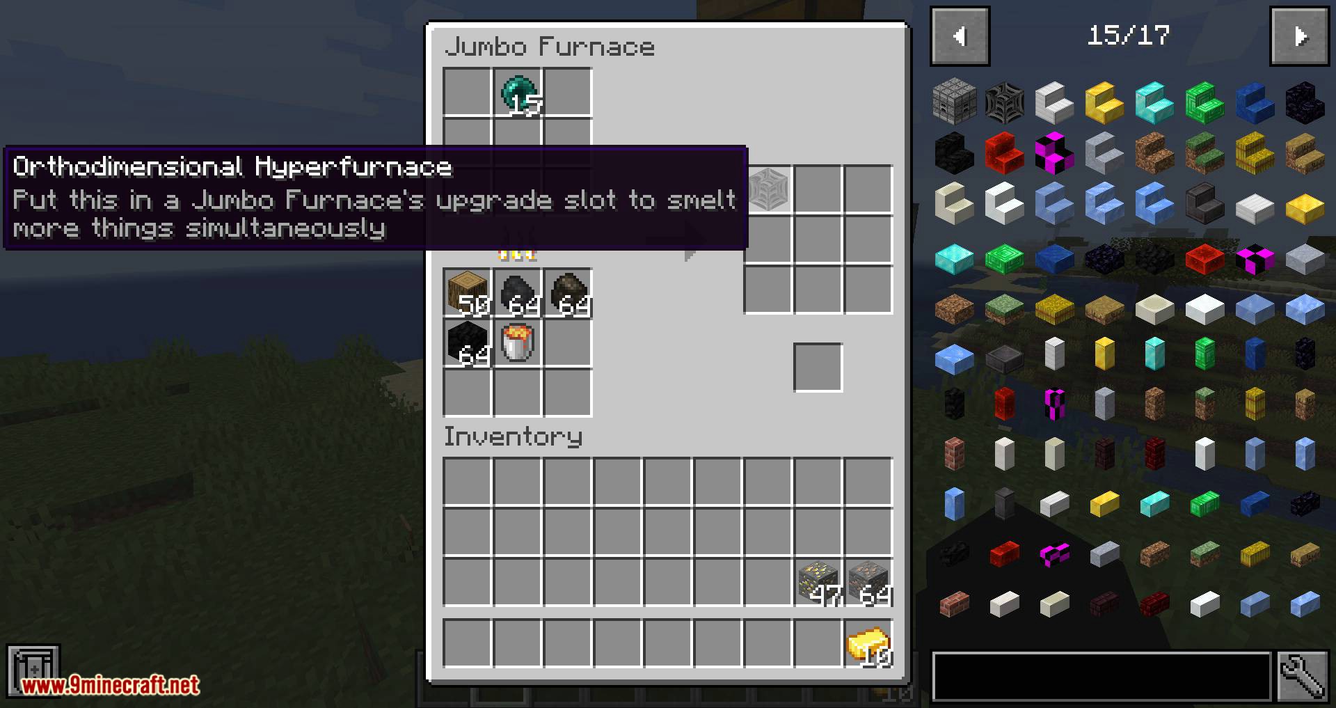 Jumbo Furnace mod for minecraft 13