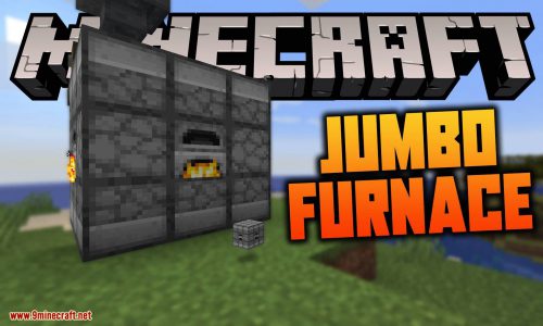 Jumbo Furnace mod for minecraft logo