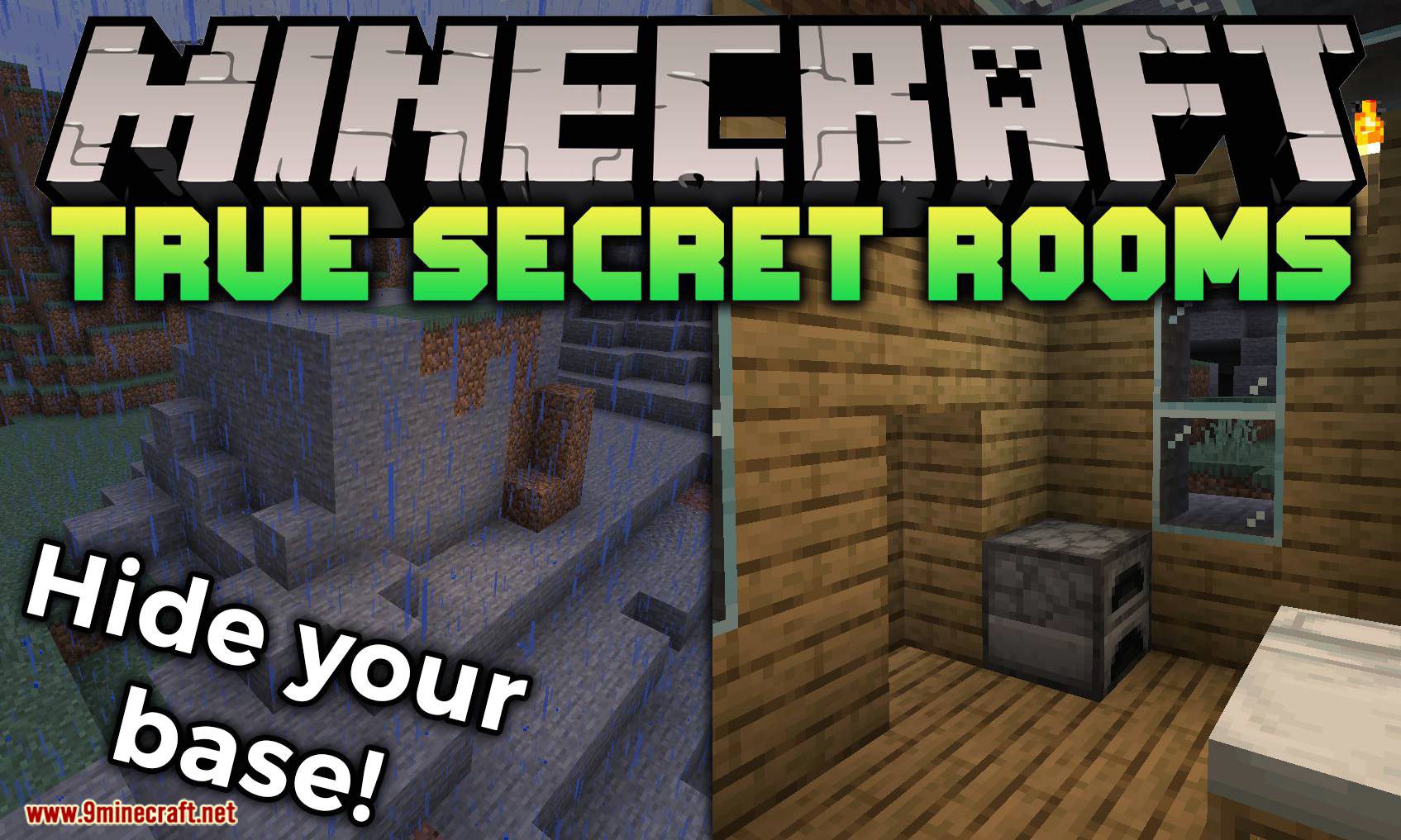 True Secret Rooms Mod 26.267.26, 26.266.26 (Hide Your Base) - 26Minecraft.Net