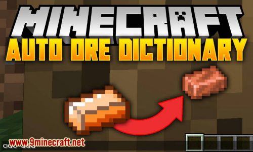 Auto Ore Dictionary Converter mod for minecraft logo