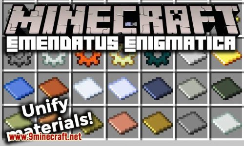 Emendatus Enigmatica mod for minecraft logo