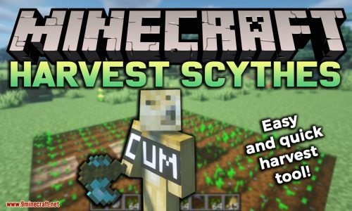 Harvest scythes mod for minecraft logo