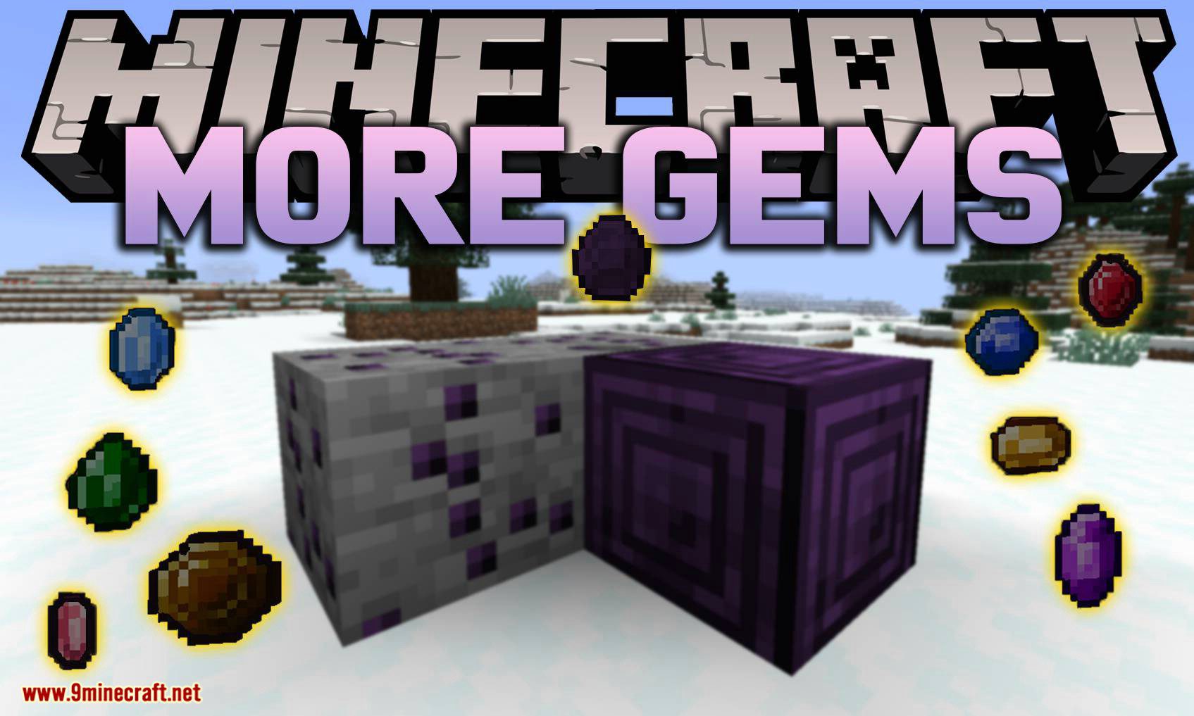 More Gems mod for minecraft logo