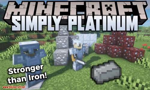 Simply Platinum mod for minecraft logo